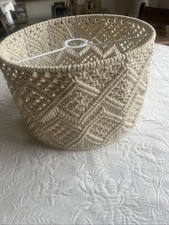 Macrame lampshade diameter for sale Macrame lampshade diameter for sale  LYTHAM ST. ANNES