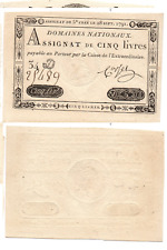 Assignat livres septembre d'occasion  Jarny