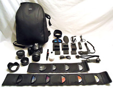 Pacote de câmera digital SLR Canon EOS Rebel T3i. Três lentes, estojo e muito mais! comprar usado  Enviando para Brazil
