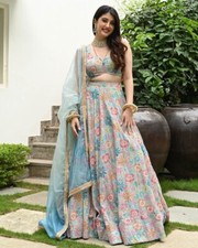 Sky blue floral for sale  Boyds