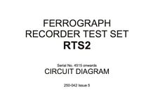 Ferrograph rts2 recorder usato  Vanzaghello