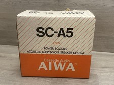 Mini alto-falantes AIWA SC-A5 sistema de suspensão acústica alimentado para walkman na caixa  comprar usado  Enviando para Brazil