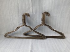 Usado, 50 cabides de metal fio, cor bronze, roupas, casaco, uniforme, 16 polegadas  comprar usado  Enviando para Brazil