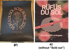 Pôster reimpressão RUFUS DU SOL x Rose Bowl Concert 16 de agosto de 2025 comprar usado  Enviando para Brazil