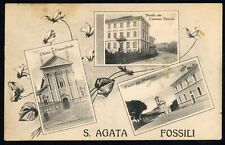 S. Agata Fossili  - 1927  - Chiesa /Strada per Cassano Spinola/Piazza Municipio na sprzedaż  Wysyłka do Poland