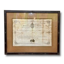 RELÍQUIA ANTIGA E CERTIFICADO RELÍQUIA SAGRADA 1878 RELÍQUIA DE RAPHAEL TITULI SAINT GEORGE comprar usado  Enviando para Brazil