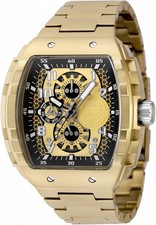 Relógio masculino Invicta Racing ouro, prata e mostrador preto 49066 comprar usado  Enviando para Brazil