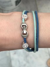 Collana bracciale swarovski usato  Valenzano