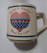 Taza de café vintage Mother is Another Word for Love SNP1989 segunda mano  Embacar hacia Argentina