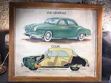 Ancienne affiche scolaire d'occasion  La Côte-Saint-André