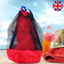 Bolsa de armazenamento de malha de praia piscina parque crianças areia brincar bolsa de rede, usado comprar usado  Enviando para Brazil