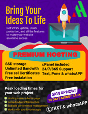 Premium hosting for sale  Houston