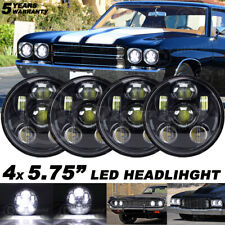 Farol projetor LED 4 PEÇAS 5,75" 5-3/4 polegadas H4 H5006 H5001 para Ford Mercury comprar usado  Enviando para Brazil