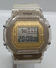 Relógio digital LCD masculino/jovem silicone luz de fundo multicolorida novo alarme de bateria comprar usado  Enviando para Brazil