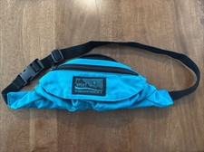 Riñonera vintage verde azulado correa ajustable equipo deportivo bolsa de cinturón 3568 segunda mano  Embacar hacia Mexico