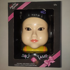 Tigela de pipoca Netflix Squid Game Young-Hee Light up Eyes luz vermelha, luz verde, usado comprar usado  Enviando para Brazil