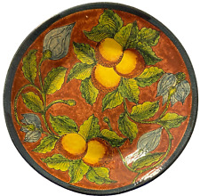 Antigo Grande CASAL Mexicano Pintado à Mão Arte Terracota Cerâmica Pendurado na Parede 20,5" comprar usado  Enviando para Brazil