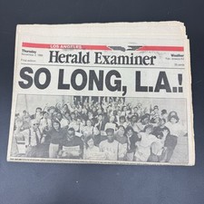 Herald examiner 1980s for sale  Hacienda Heights