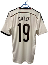 Mario Gotze #19 Jersey Germany Football Shirt Adidas S Trikot Golden Goal WC2014 comprar usado  Enviando para Brazil
