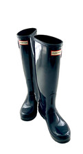 Hunter blue wellies for sale  STOCKPORT