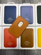 Capa carteira suporte cartão couro original com MagSafe para iPhone 17 16 15 14 13 comprar usado  Enviando para Brazil