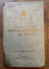 Humber pullman owners for sale  FARNHAM