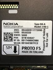 Nokia e90 prototype d'occasion  Expédié en Belgium