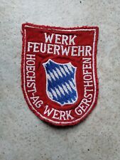 ärmelabzeichen patch werkfeue gebraucht kaufen  Augsburg