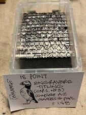 Point engravers titling for sale  MALVERN