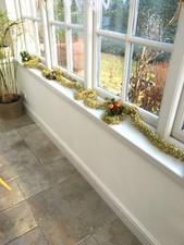 Christmas decorations gold for sale  SAFFRON WALDEN