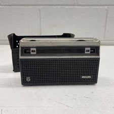 ORIGINAL VINTAGE RETRÔ Philips Rádio Portátil Eletrônico 90RL125 Peças Não Funciona comprar usado  Enviando para Brazil