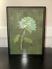 Arte botânica de hortênsia emoldurada em 3D – Decoração realista de parede de flores prensadas, usado comprar usado  Enviando para Brazil