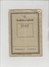 Super selten kraftfahrzeugbrie gebraucht kaufen Super selten kraftfahrzeugbrie gebraucht kaufen  Eisfeld
