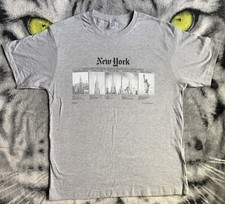 Camisa rara vintage estilo New York Times atrações da cidade tamanho GG comprar usado  Enviando para Brazil