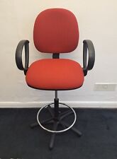 Red draughtsman chair for sale  IPSWICH