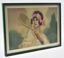 Lithographie xxème tennis d'occasion  Châtillon-sur-Indre