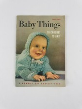 Folheto Baby Things to Crochet and Knit 1951 Dia da Mulher comprar usado  Enviando para Brazil