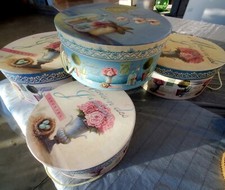 Round hat boxes for sale  San Ysidro