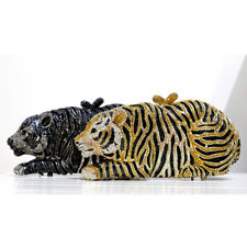 Bolsa de cristal feminina em forma de tigre bolsa oca para noite bolsa de cristal comprar usado  Enviando para Brazil