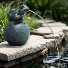 Solar froschkönig teichfigur gebraucht kaufen  Wilhelmshaven