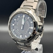 Relógio solar masculino Casio Pro Trek PRX 7000T titânio mostrador preto 4 polegadas comprar usado  Enviando para Brazil