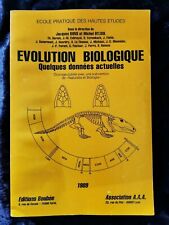 Evolution biologique données d'occasion  Moëlan-sur-Mer