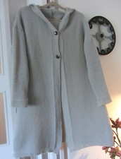 Longstrickjacke kaputze hell gebraucht kaufen  Essen