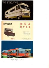 (3) Cartões postais publicitários - Lote de 3: Camper Motor Home comprar usado  Enviando para Brazil