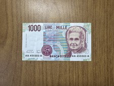 Banconota lire 1000 usato  Beinasco