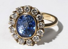 25ct saphir brillant gebraucht kaufen  Lübeck