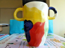 Abstract art vase for sale  OAKHAM