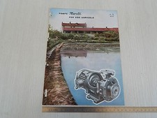 Depliant originale pompe usato  Santena