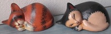 Gatti statuette legno usato  Oristano