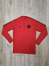 JAQUETA DE FUTEBOL PSG PARIS SAINT-GERMAIN 2018 TOP JAQUETA DE FUTEBOL 1/4 ZÍPER S JORDÂNIA comprar usado  Enviando para Brazil